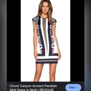 Mini dress clover canyon